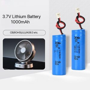 1000mAh 3.7V Rechargeable Lithium Battery for Electric Toothbrush Camping Lamp Mosquito Killer Small Fan