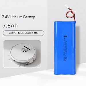 Customized 18650 Lithium Ion Batteries Pack 7.4v Electric Tool Battery 7800mah Home Sweeper Battery